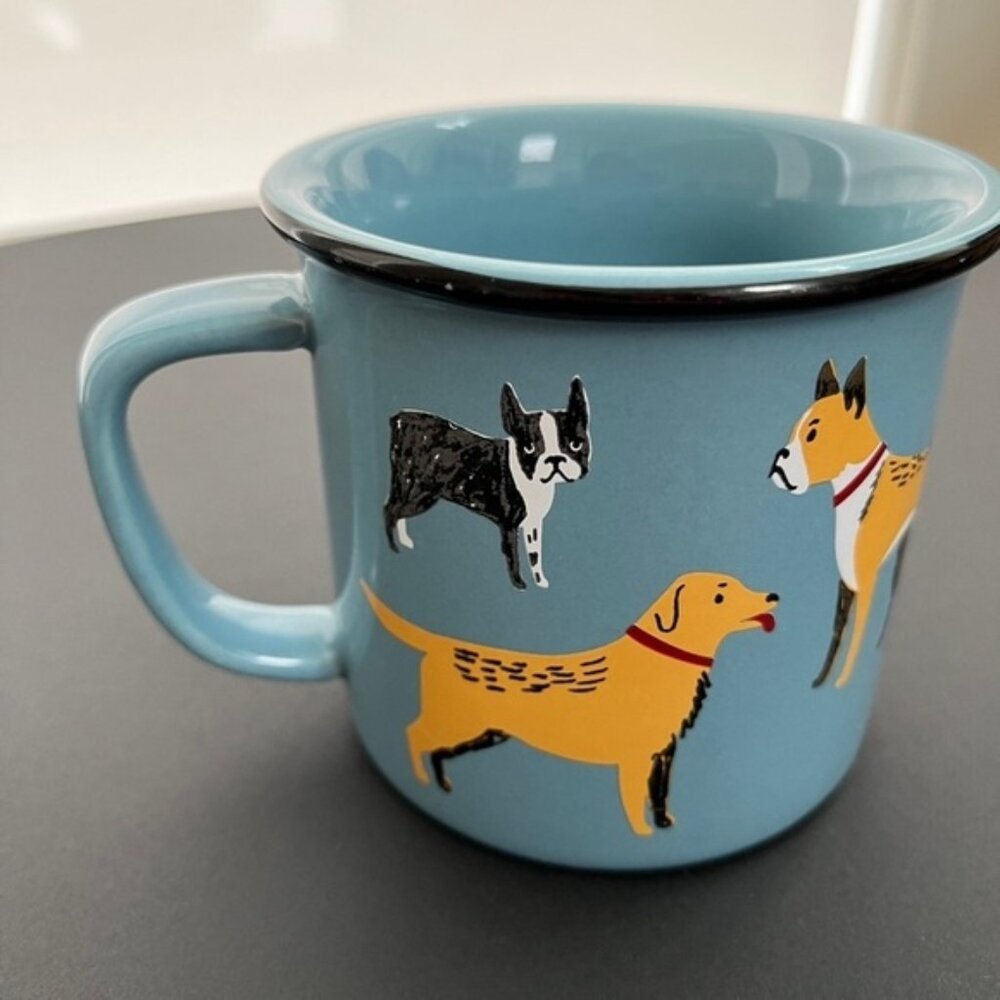 Heritage Collection Dog Design Blue Mug Daschund Boxer Dalmation Beagle Gift